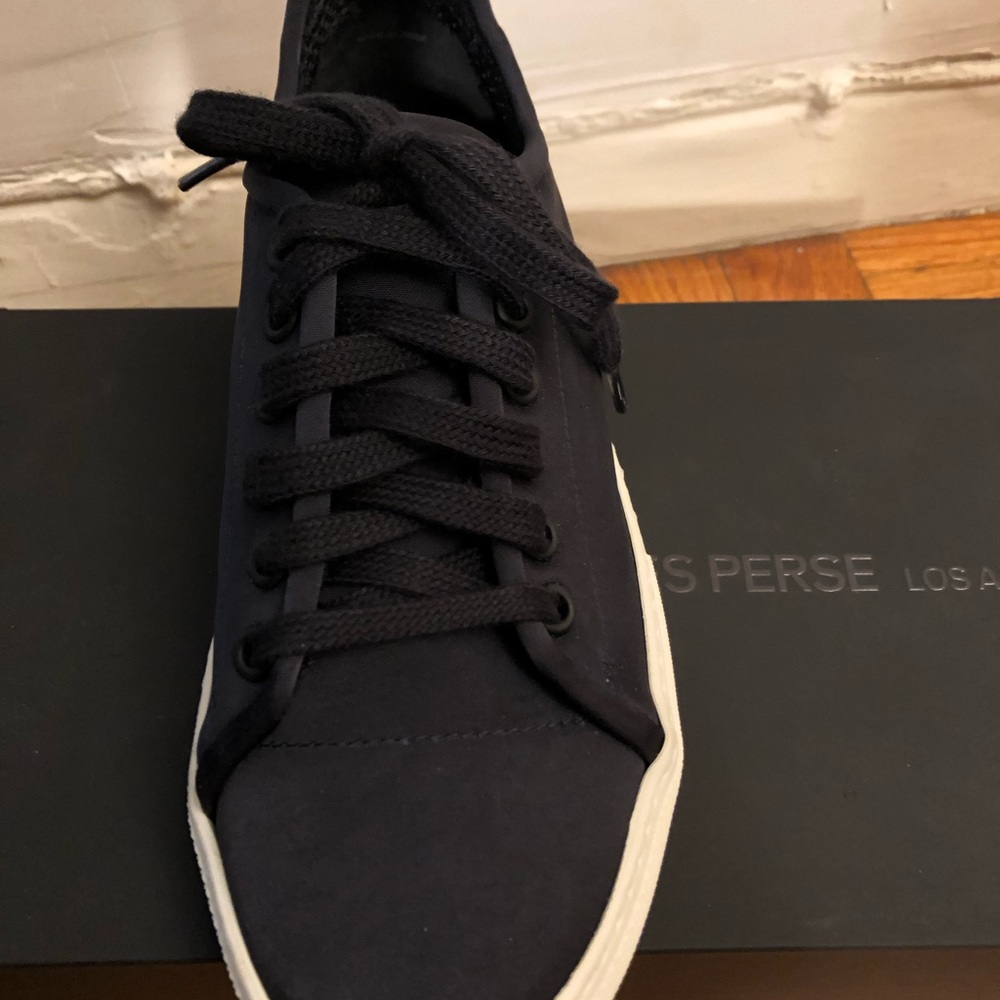 NWB James Perse Carbon Low Navy Nylon sneakers - Picture 5 of 8